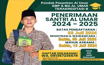 Jadwal Penerimaan Santri Baru